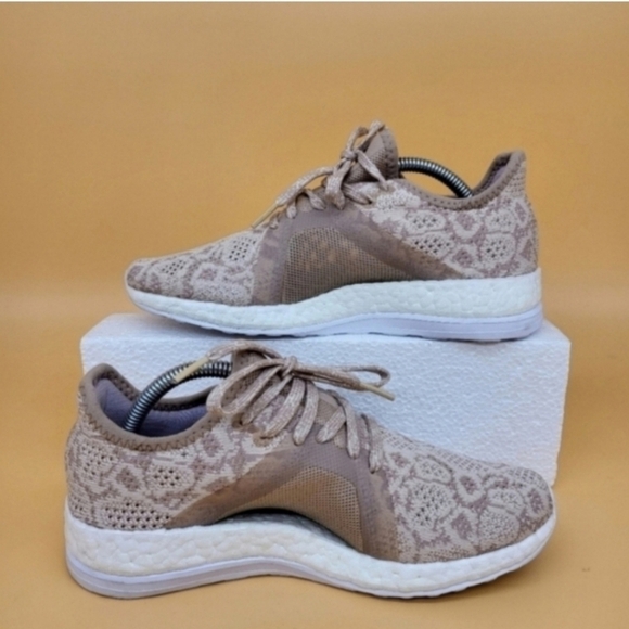 adidas Pureboost X Element Ash Pearl Women's Running Shoes Size 6 - Picture 4 of 8